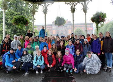  - Jugendbildungsreise Norwegen 2016 - Gruppenbild. Foto: Julia Püttner