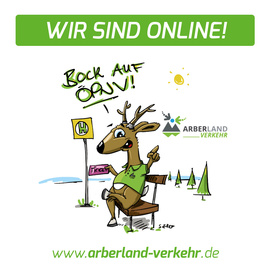 - Wir sind online. Foto: Landkreis Regen, Arberlandverkehr