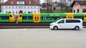 Rufbus mit Waldbahn. Foto: Landkreis Regen, Brunner