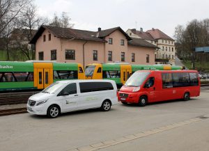 Der Rufbus im Arberland. Foto: Landkreis Regen, Langer.