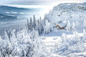 Winterlandschaft am Grossen Arber im Bayerischen Wald. Foto: AdobeStock©bietau