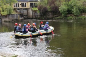 Start ist in Gumpenried, unterhalb des Wehres. Foto: Archiv Langer/2017