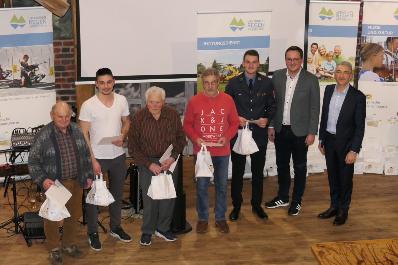 Bayerische Ehrenamtskartenverleihung Landkreis Regen
