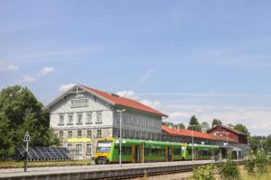 Grenzbahnhof in Bayerisch Eisenstein, Foto: Archiv Naturpark