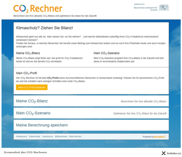 Energiebedarf- und CO2-Rechner - Landkreis Regen