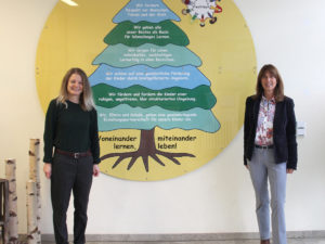 Unser Bild zeigt die Sozialpädagogin Christiane Frisch (li.) und Schulleiterin Kerstin Letzel. Foto: Langer/Landkreis Regen 