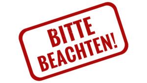Bitte beachten! Foto AdobeStock©-K.C