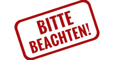 Bitte beachten! Foto AdobeStock©-K.C