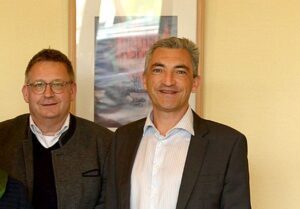 Der Agendakreisvorsitzende Pfarrer Matthias Schricker und Landrat Dr. Ronny Raith werden die Woche der Pflege eröffnen. Foto: Archiv Heiko Langer